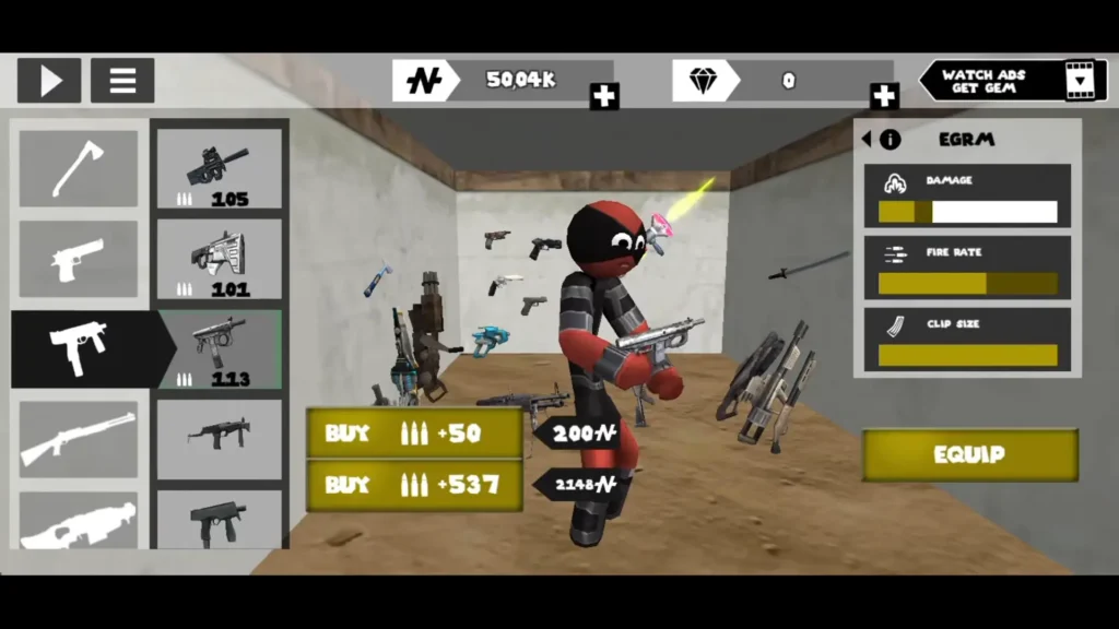 all weapons unlocked