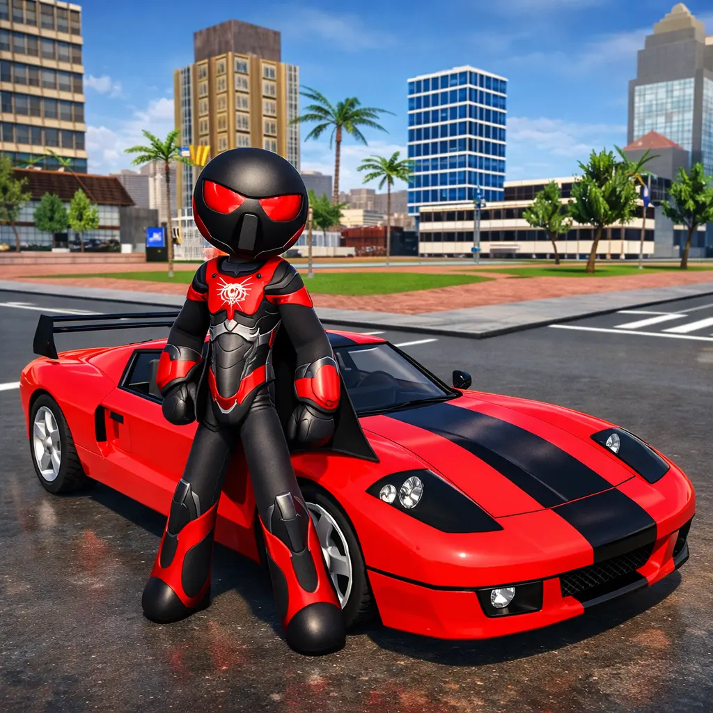 stickman rope hero mod apk